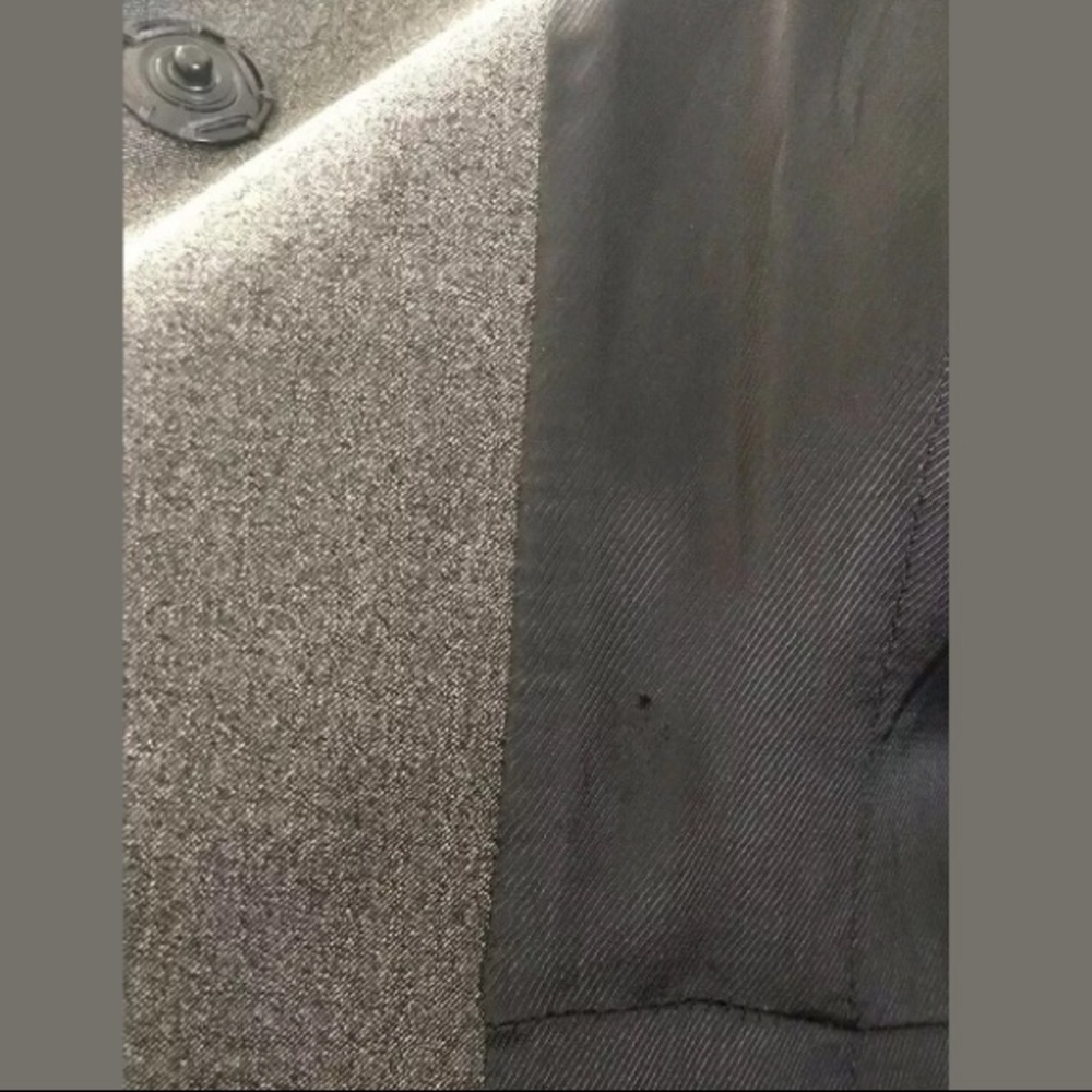 Prada Charcoal Gray Snap-Button Jacket Blazer - image 7